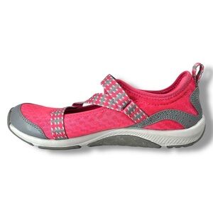 Ryka Kailee Mary Jane Walking Shoes Pink Gray Size 5.5 Comfort